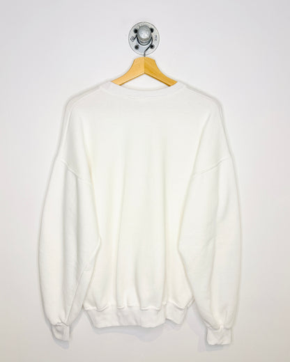 Vintage 1988 Seoul Korea Olympics White Crewneck Sweatshirt