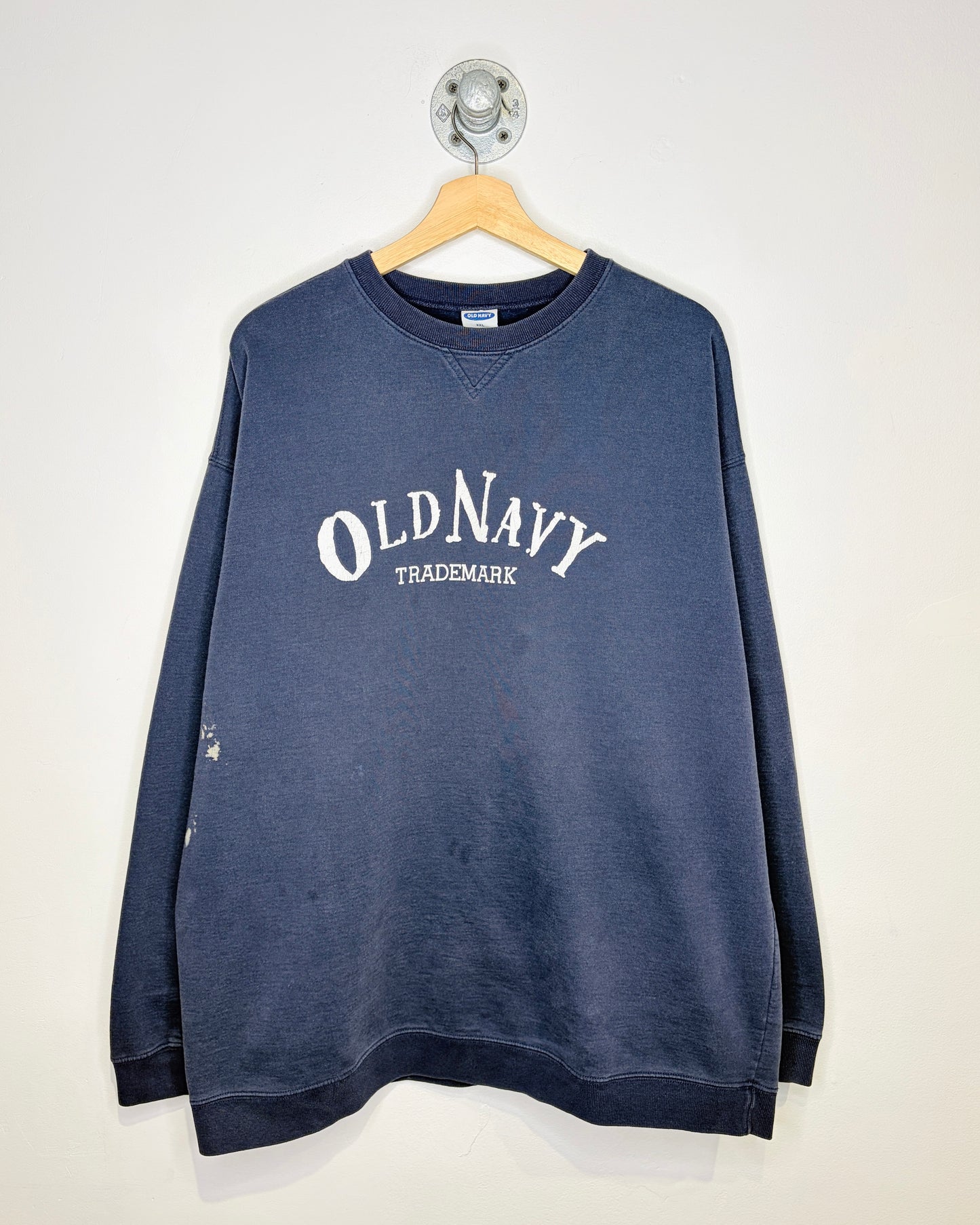 Vintage 2000s Old Navy Faded Dark Blue Crewneck Sweatshirt