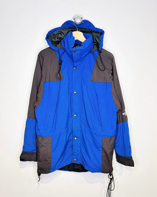 Vintage 90s North Face Gore Activent Blue & Black Jacket