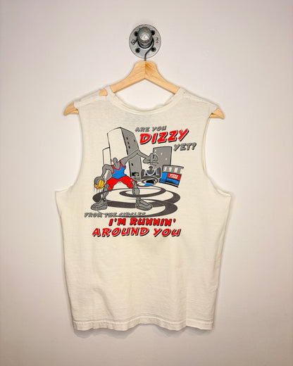 Vintage 2000s Starter Basketball White Tank Top