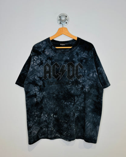 AC/DC Back In Black Tie Dye Tee Shirt
