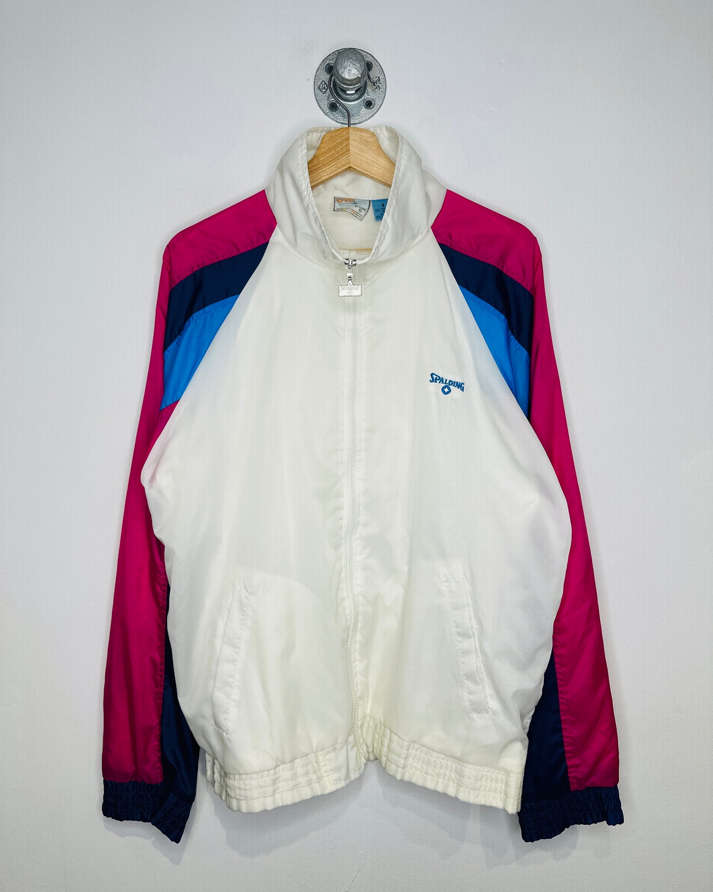 Vintage 1990s Spalding Zip Up Nylon Track Jacket