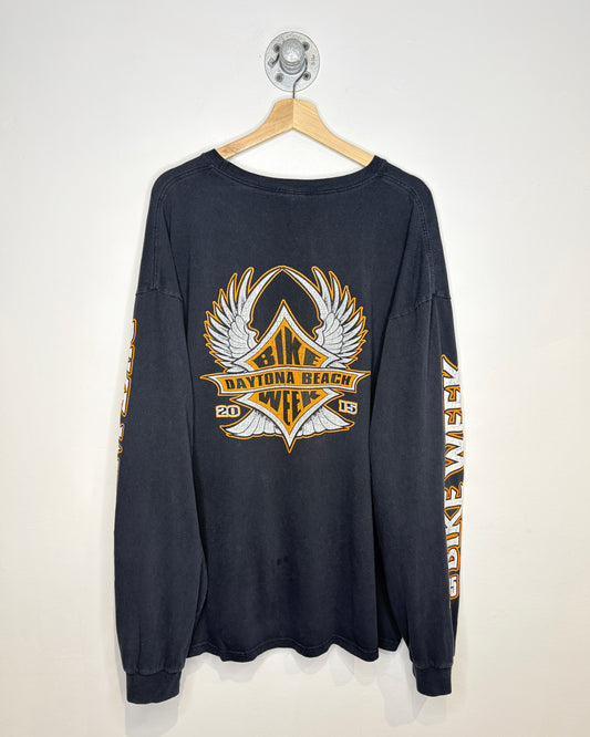 Daytona Beach Bike Week Black Longsleeve Shirt