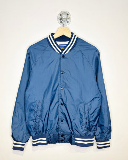 Vintage 80s Kaytex Navy & White Bomber Jacket