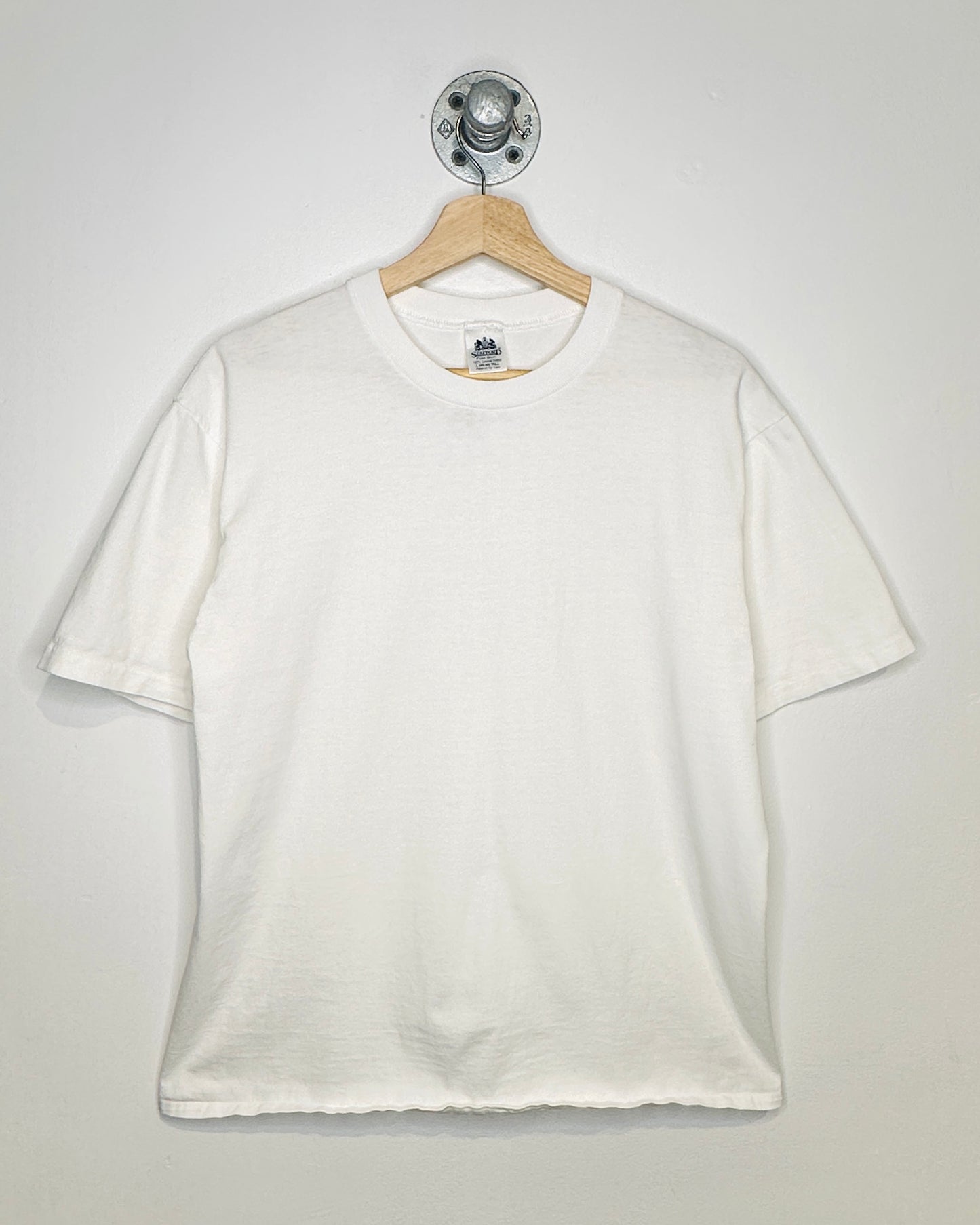 Vintage 90s Stanfield’s Blank White Tee Shirt