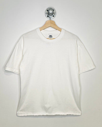 Vintage 90s Stanfield’s Blank White Tee Shirt