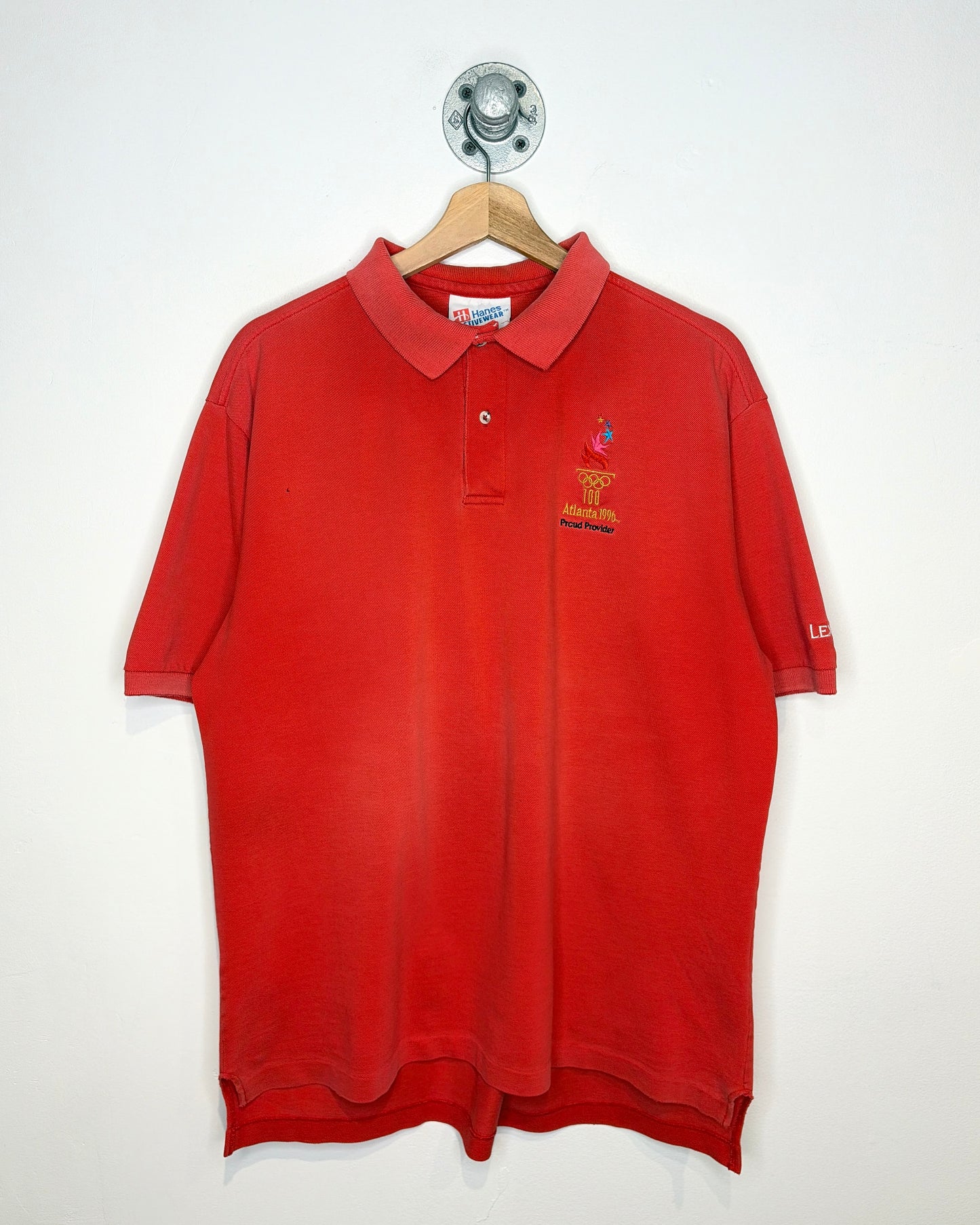 Vintage 1996 Atlanta Olympics Red Polo Shirt