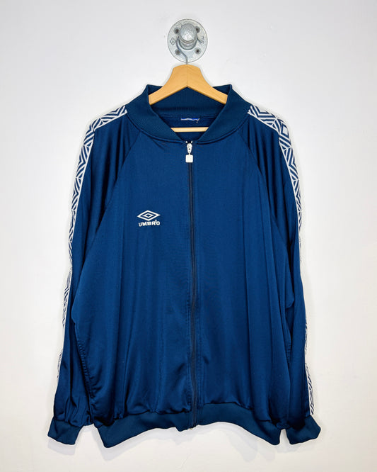 Vintage Umbro Embroidered Navy Track Jacket