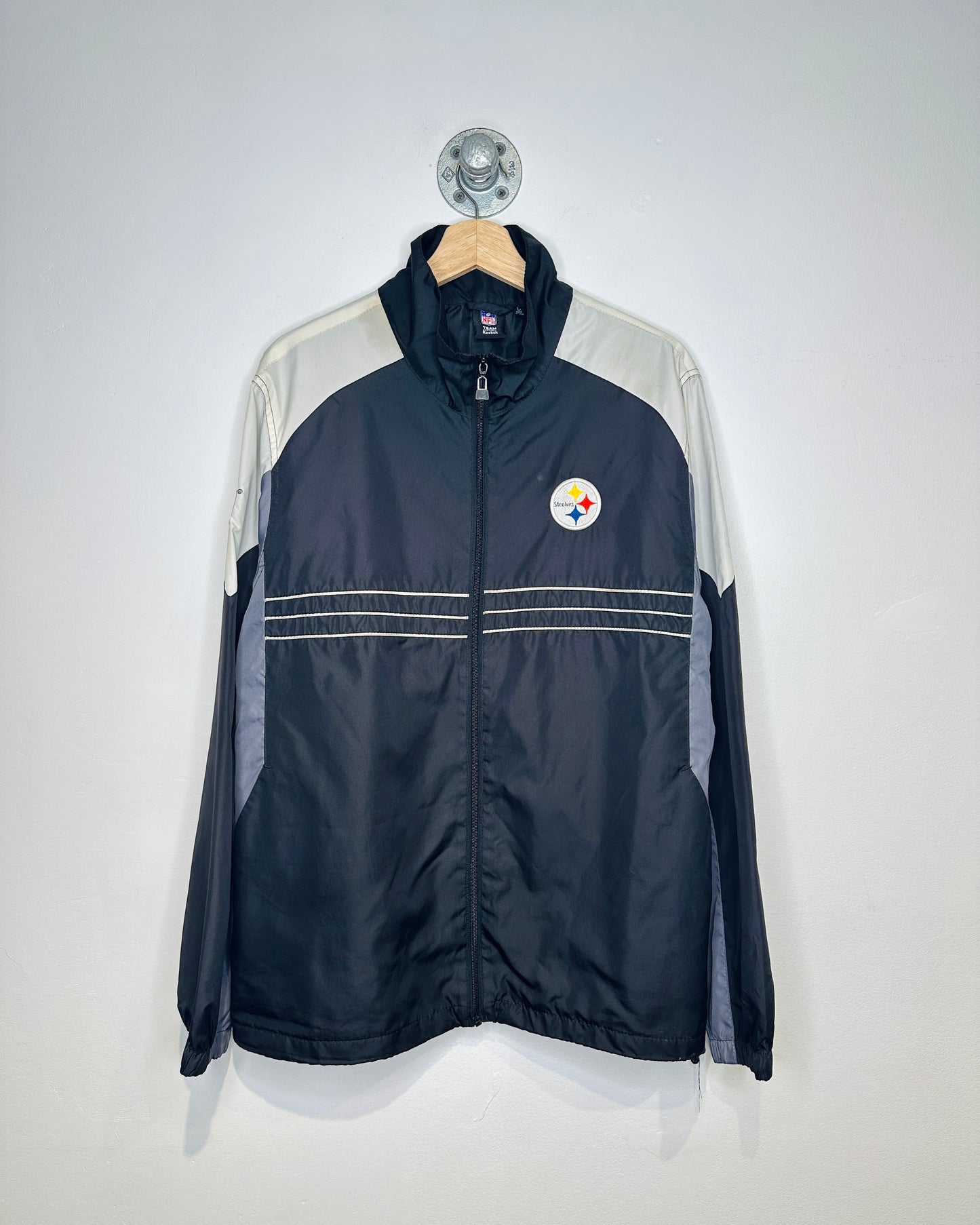 2000s NFL Pittsburgh Steelers Reebok Zip Up Jacket