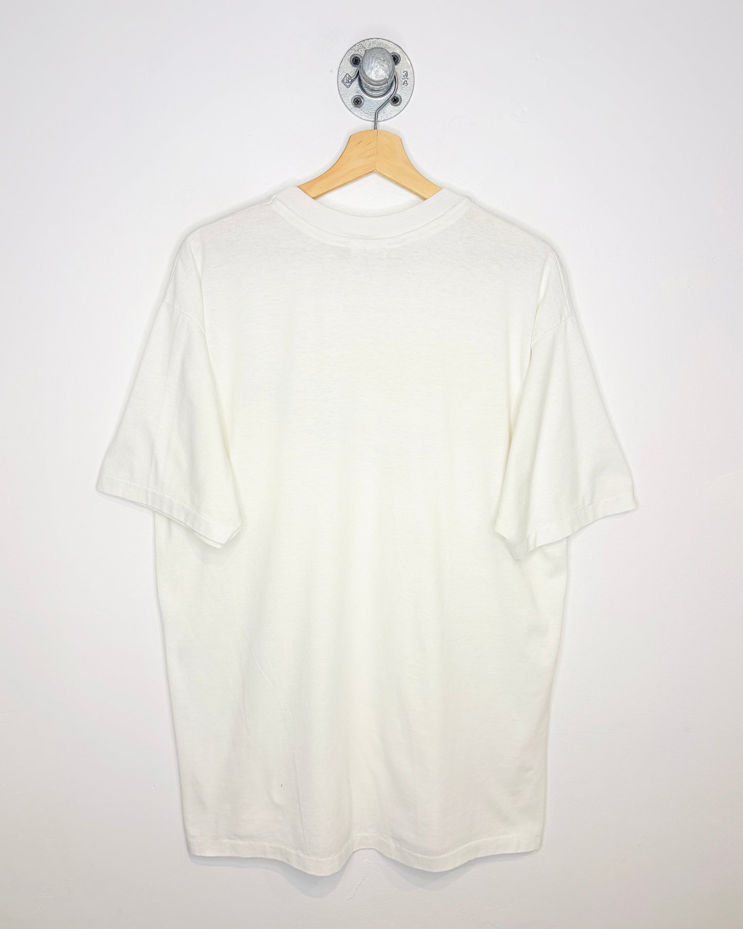 Vintage 80s Triathlon Race Official White Tee Shirt