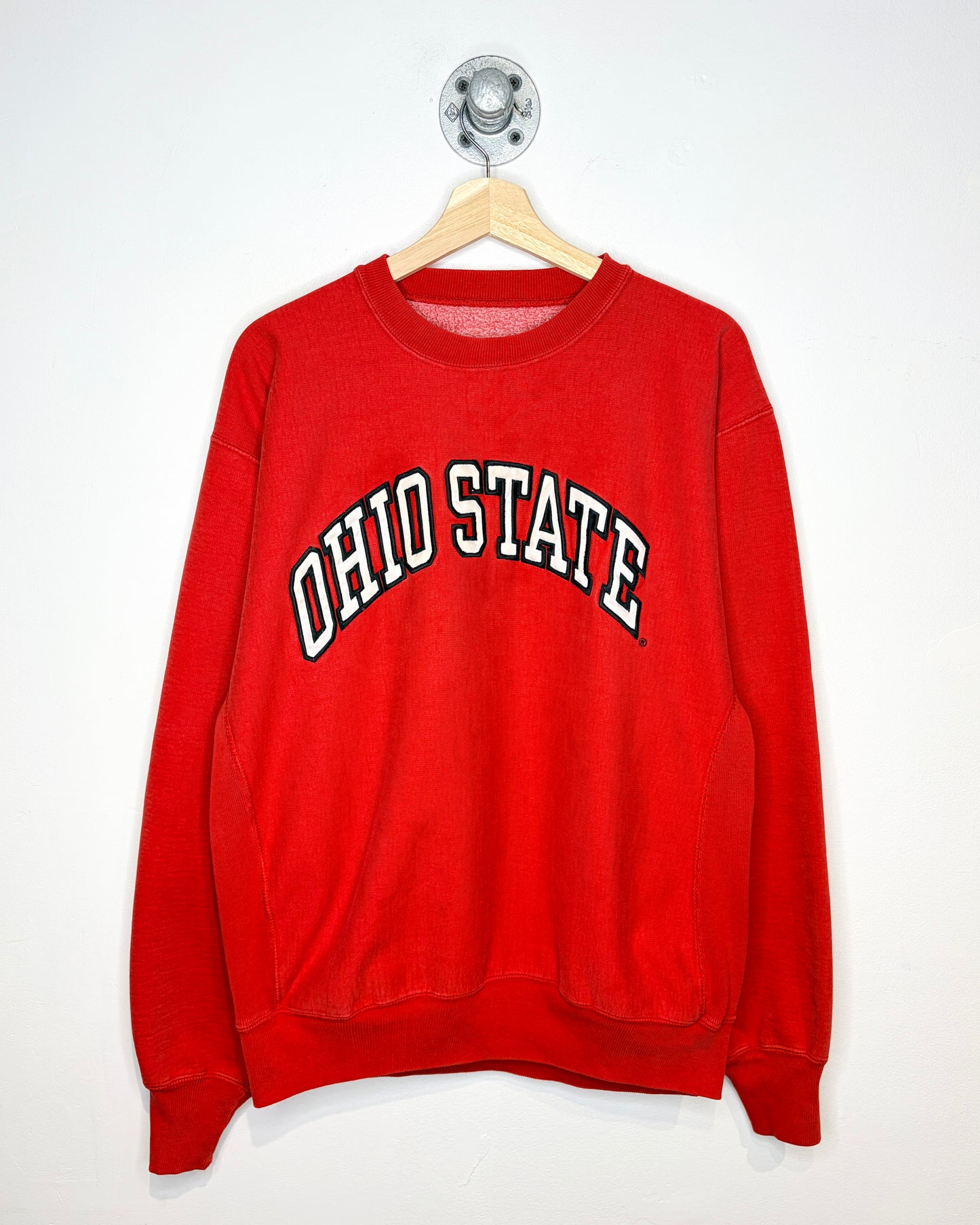 Vintage Ohio State Heavyweight Red Reverse Weave Crewneck Sweatshirt