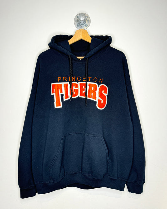 2000s Princeton Tigers Boxy Black Hoodie