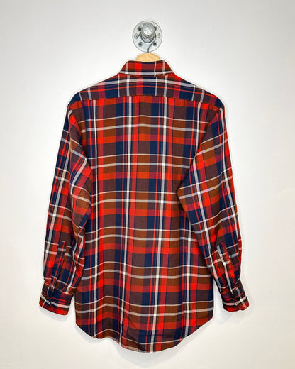 Vintage Palermo Red & Blue Flannel