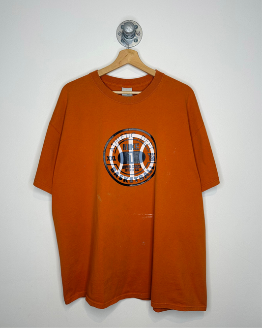 2000s Nike Basketball Orange Tee Shirt