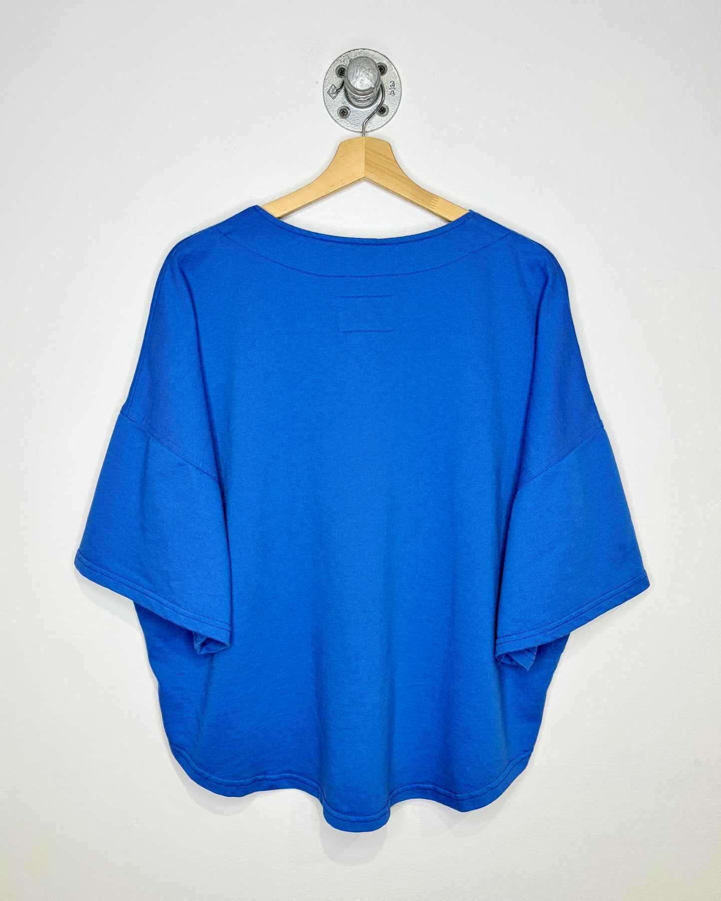 Vintage 1994 America’s Bodybuilding Best Blue Henley Shirt