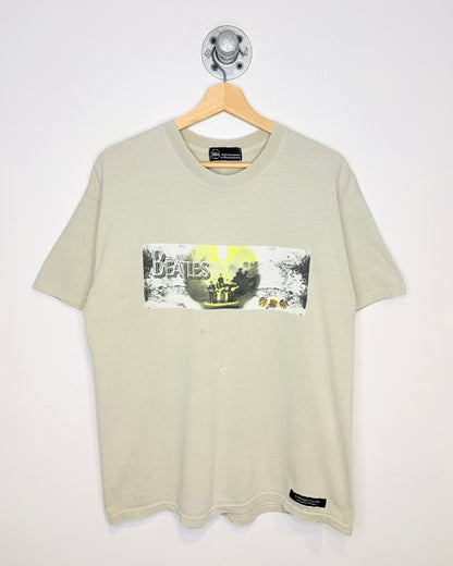 Vintage 2000 The Beatles Bloomingdales Beige Graphic Tee Shirt