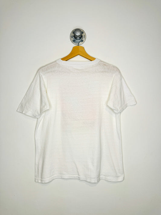 Vintage 1974 “I’m Giving Up Bowling…” White Tee Shirt