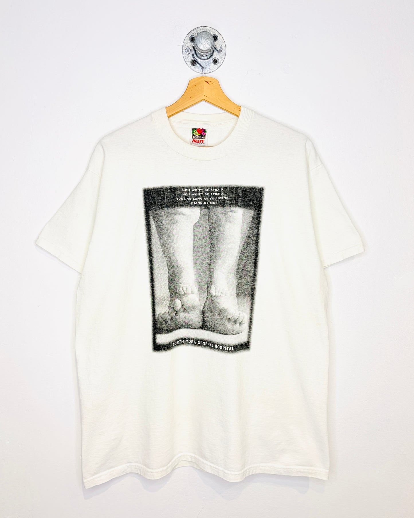 Vintage 90s North York General Hospital White Tee Shirt