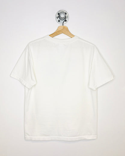 Vintage 2000s Edmonton Oilers Alternate Logo White Tee Shirt
