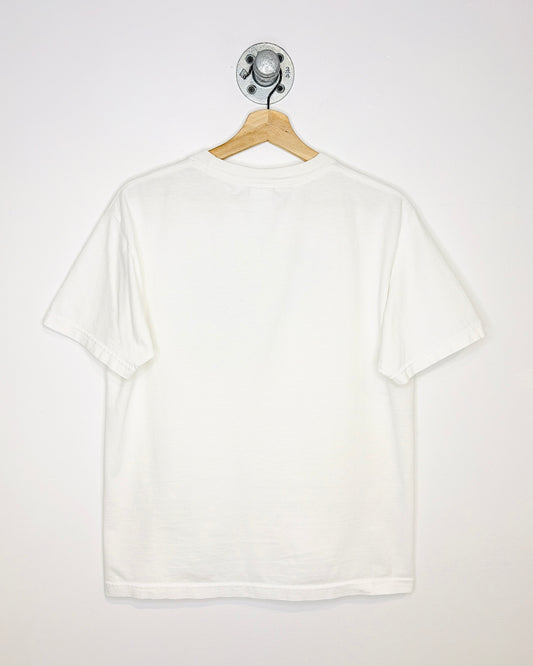 Vintage 2000s Edmonton Oilers Alternate Logo White Tee Shirt