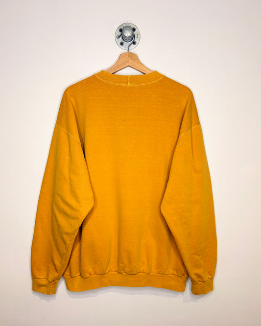 Vintage 90s Crossings Canada Faded Yellow Crewneck Sweatshirt