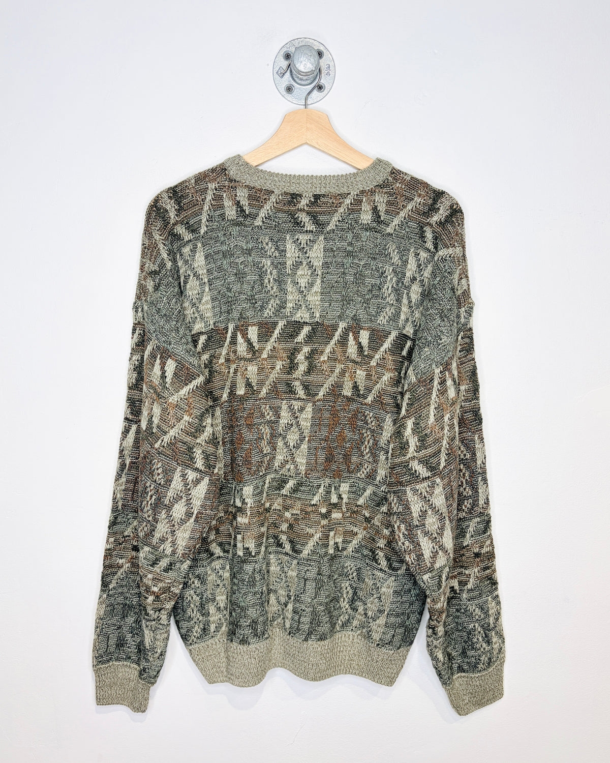Vintage Geoffrey Beene Earth Tone Sweater