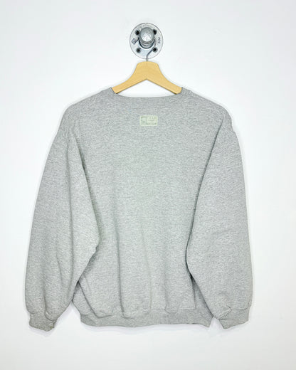 Vintage University Of Alaska Boxy Grey Crewneck Sweatshirt