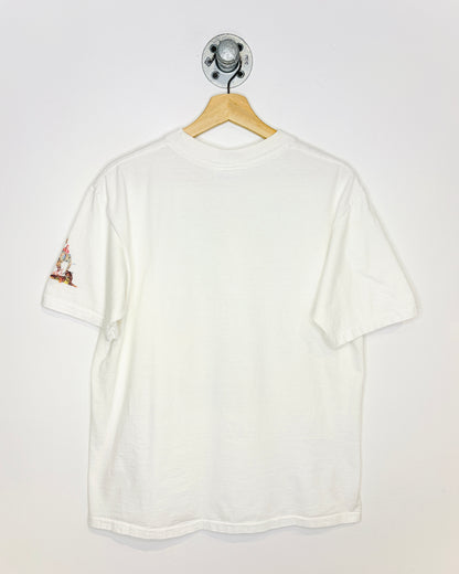 Vintage 90s Jungle Wildlife White Tee Shirt