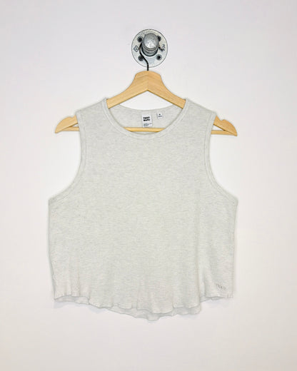 Women’s TNA Aritzia Waffle Grey Tank Top
