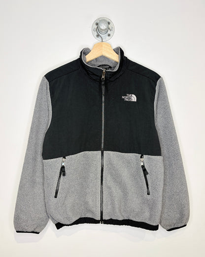 2000s The North Face Grey & Black Fleece Jacket