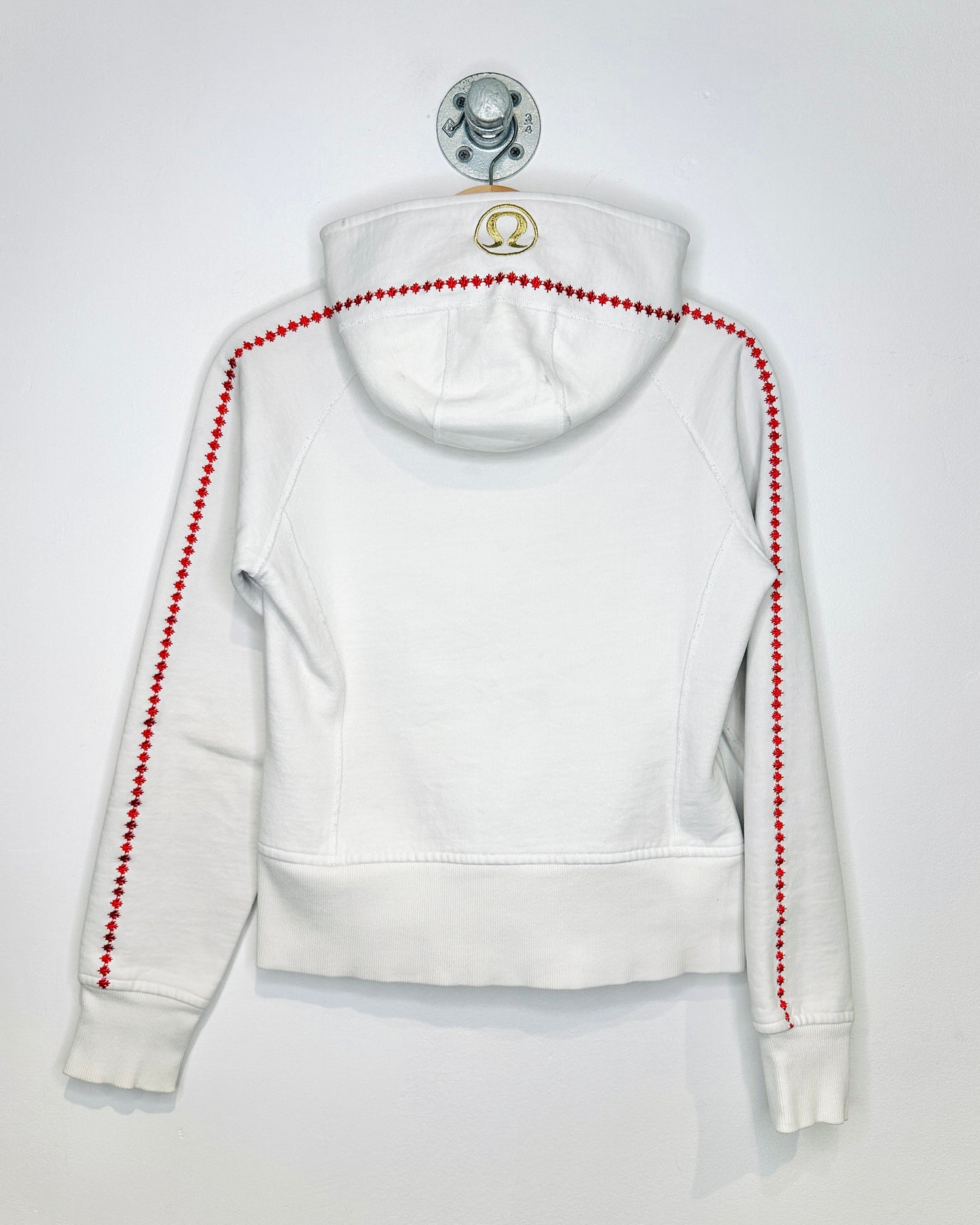 Women’s TNA Canada White Zip Up Hoodie