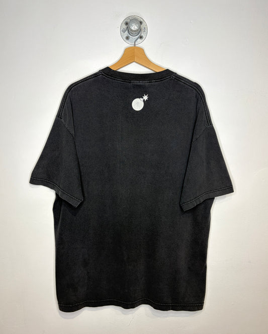 Vintage 2000s The Hundreds Faded Black Tee Shirt