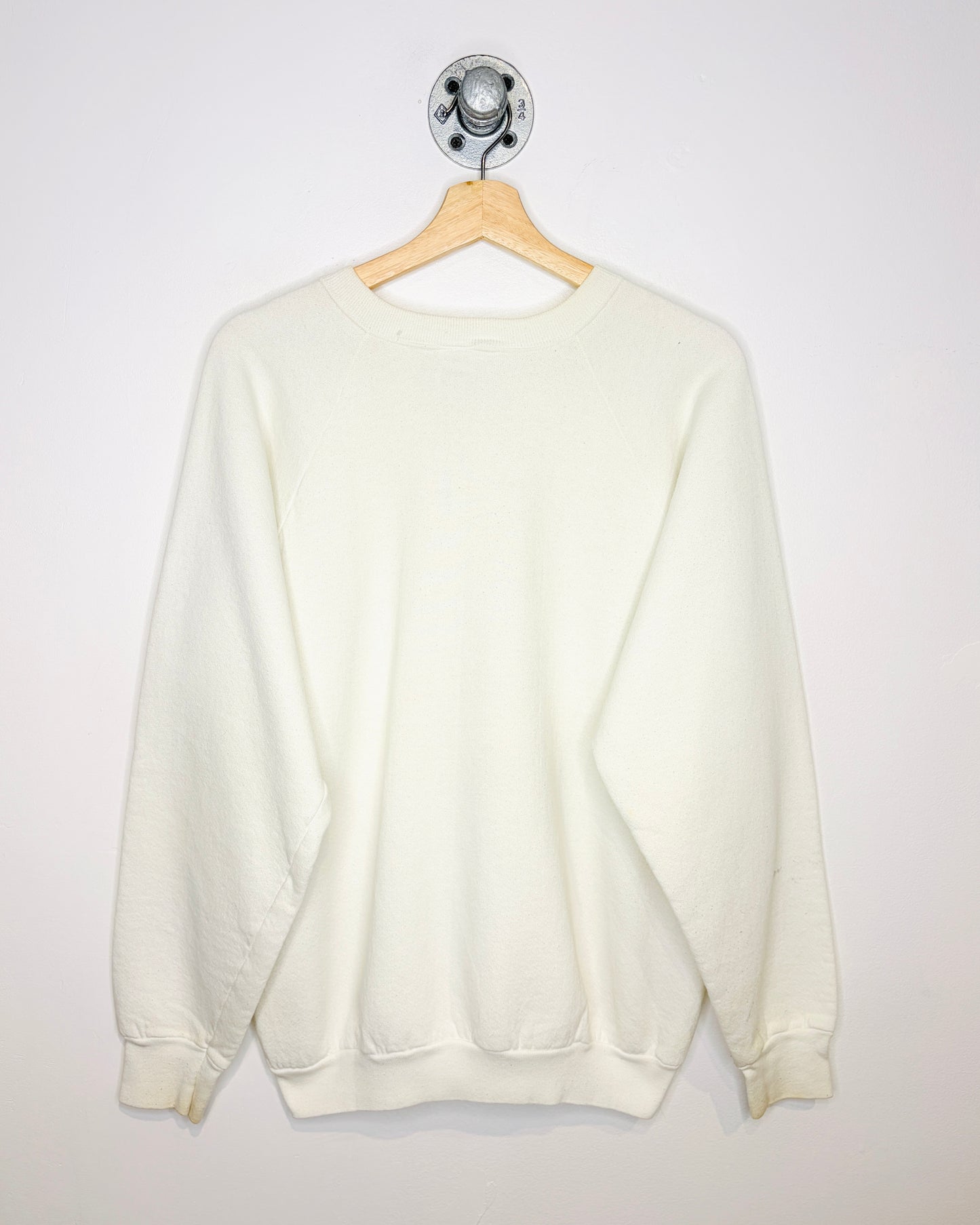 Vintage 1992 Vol-Au-Vent Festival White Crewneck Sweatshirt