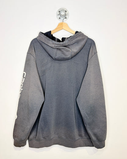 Carhartt Heavily Faded Navy Blue Hoodie