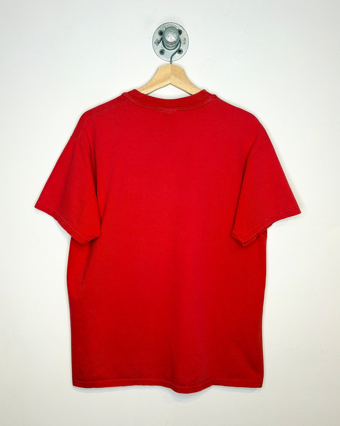 Vintage 90s MUG Root Beer Faded Red Tee Shirt