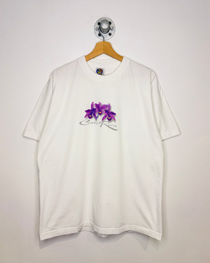 Vintage 90s Costa Rica Heavyweight White Tee Shirt