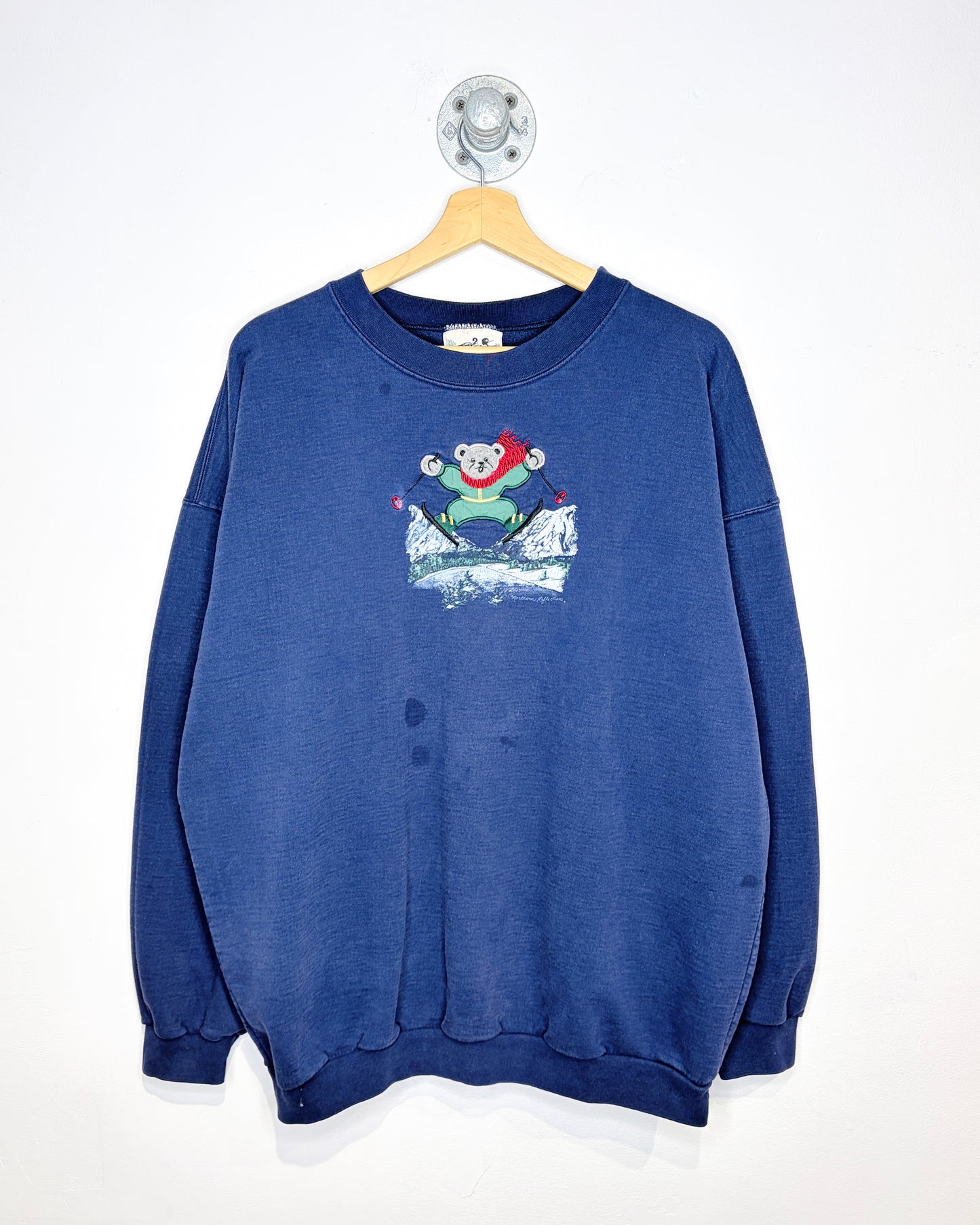 Vintage 2000s Northern Reflections Navy Ski Sweatshirt