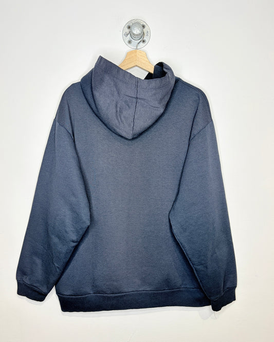 Vintage 90s F05U Sports Navy Blue Hoodie