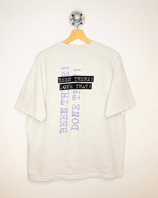 Vintage 90s Outrageous Heather Grey Tee Shirt