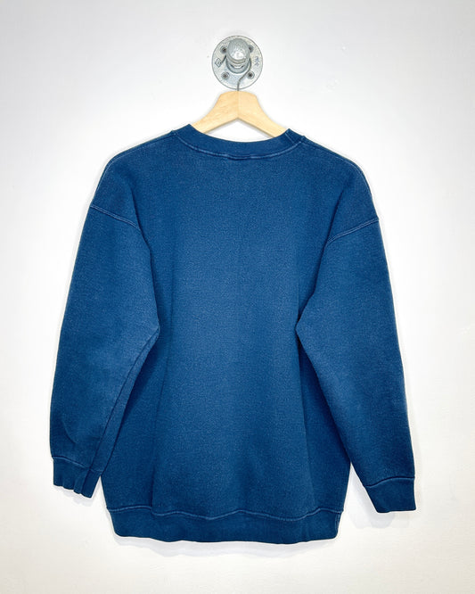 Vintage 90s White Tigers Navy Crewneck Sweatshirt