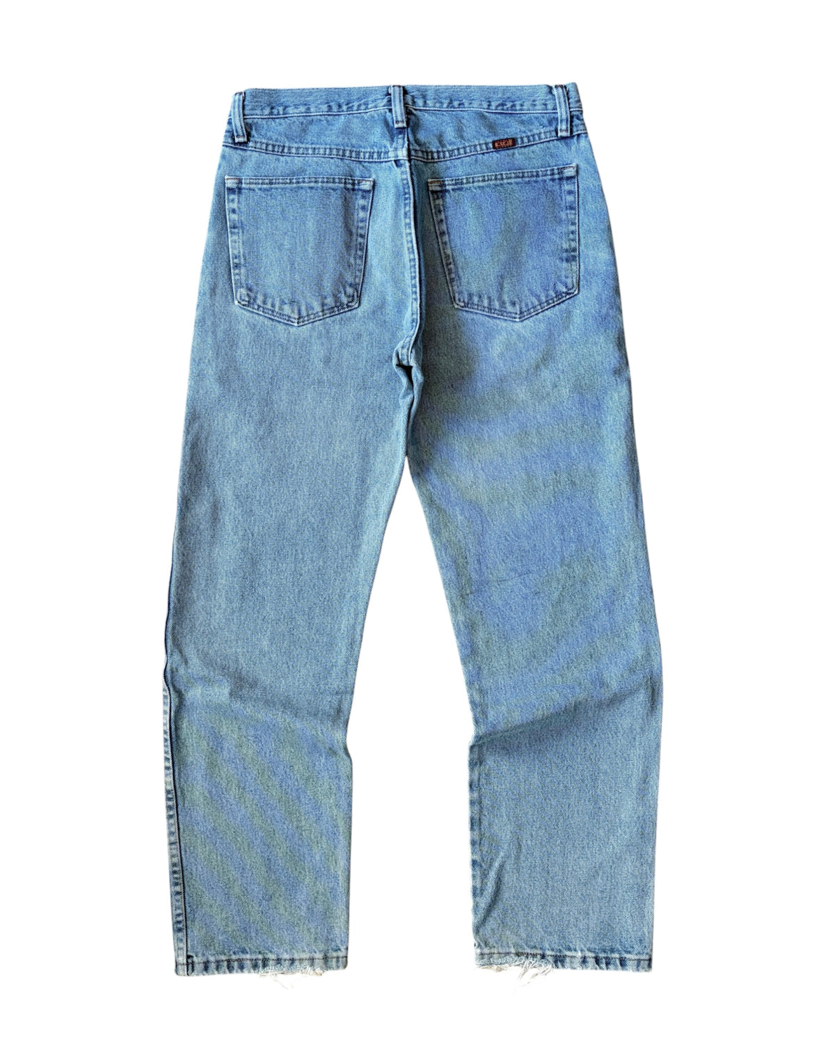 Rustler Classic Blue Washed Straight Leg Denim