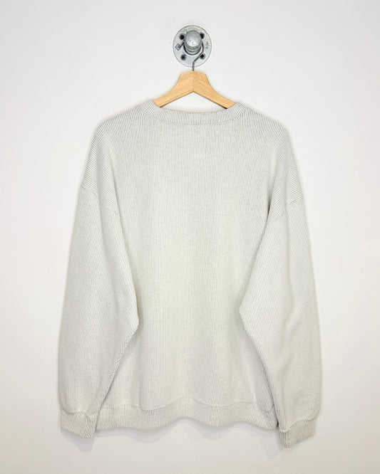 2000s NFL Green Bay Packers Light Grey Soft V-Neck Sweatshirt