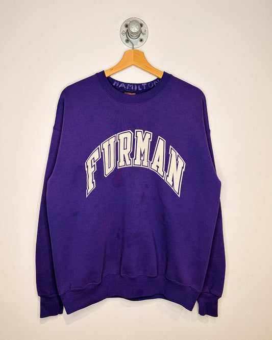 Vintage 90s Furman Purple Crewneck Sweatshirt