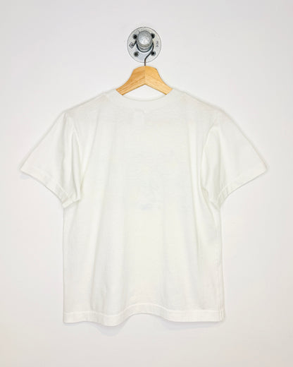 Vintage 90s Junior Girl Scouts White Tee Shirt