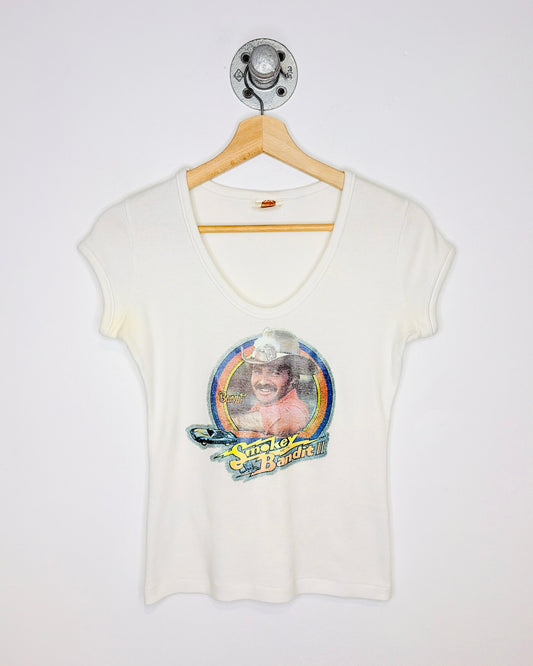 Vintage Smoky & The Bandit White Women’s Tee Shirt