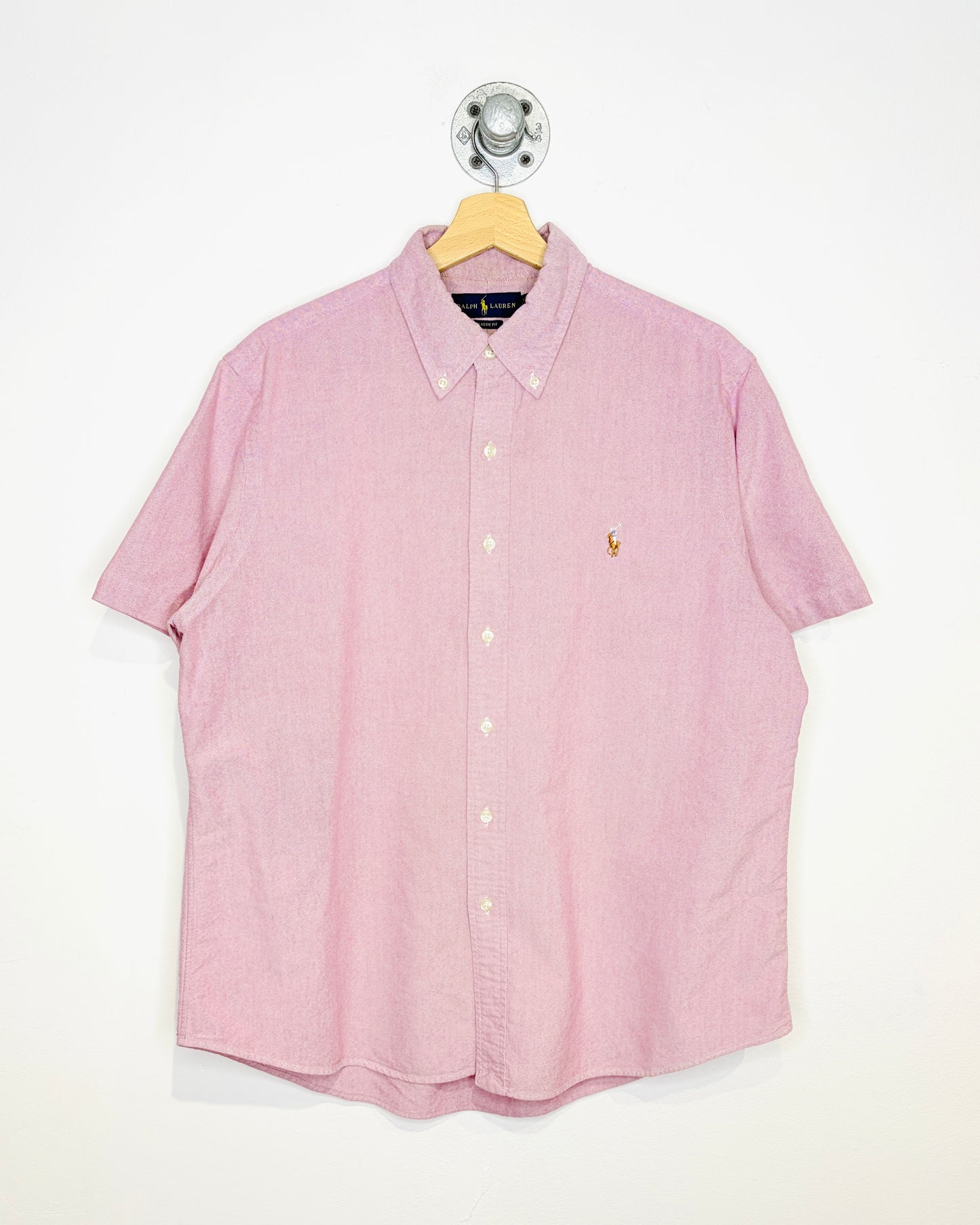 Polo Ralph Lauren Pink Short Sleeve Button Up Shirt