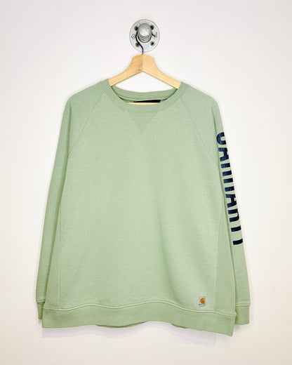 Carhartt Relaxed Fit Light Green Crewneck Sweatshirt