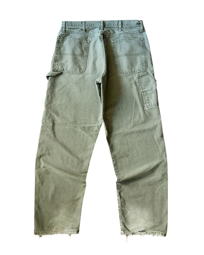 Rustler Grey Scale Worn Workwear Pants