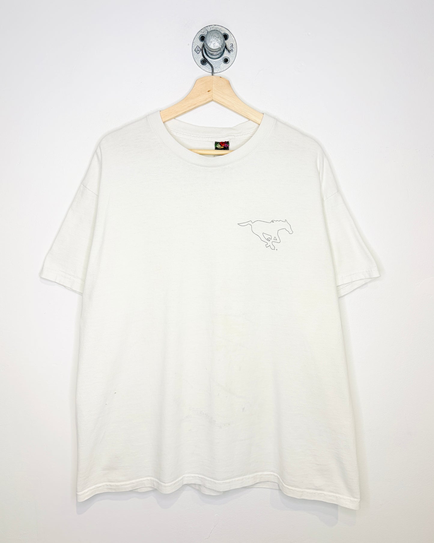 Vintage 90s/00s Calgary Stampeders Radically Canadian White Tee Shirt