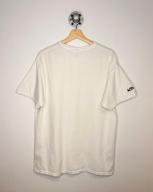 2000s Shrek The Third The Game Promo White Tee Shirt